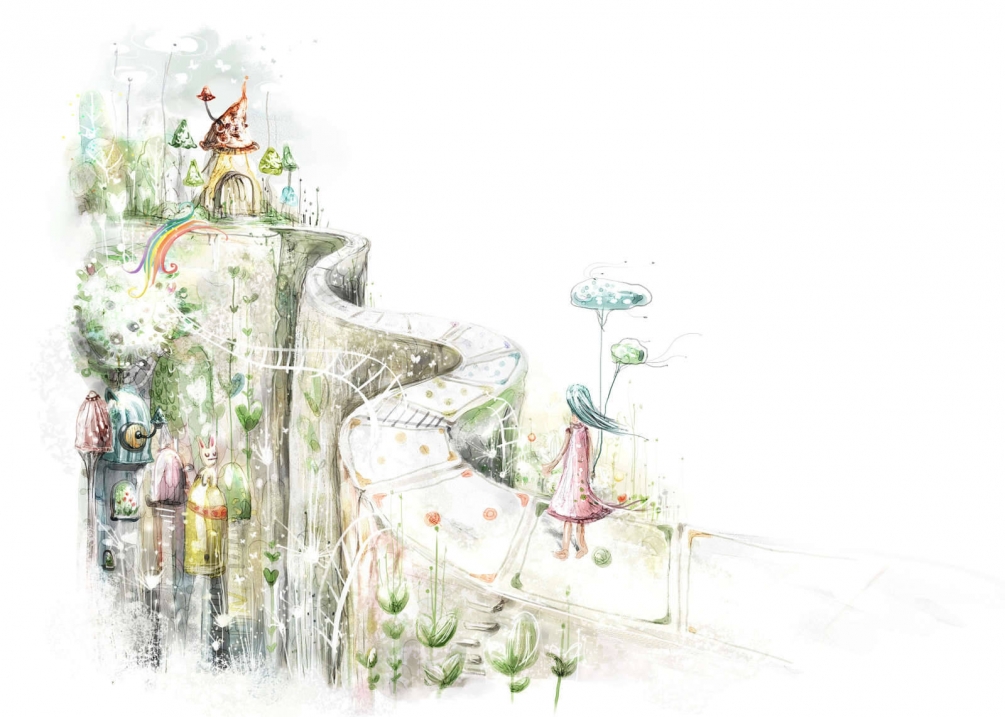 

Фотообои Арт-Обои Девочка на дороге №9336 Фреска