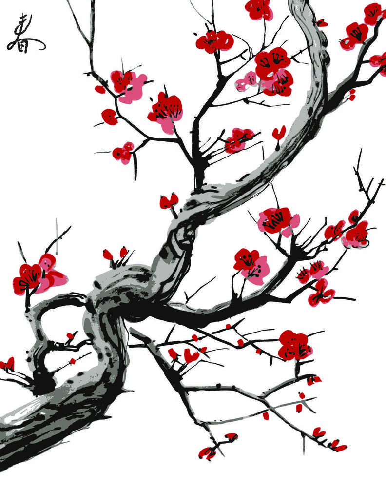 

Фотообои Арт-Обои Цветущая ветка №5742 Аква