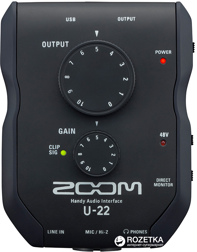 

Аудиоинтерфейс Zoom U-22 USB (283 507)