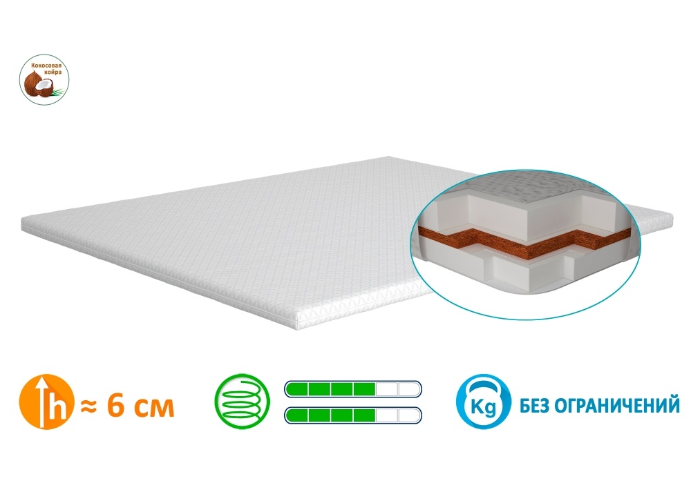 

Тонкий матрас Matro-Roll Extra Kokos 115x180 см (8130)