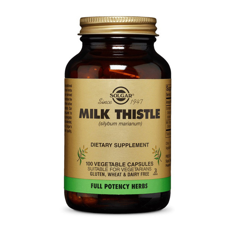 

Экстракт расторопши пятнистой Solgar Milk Thistle (100 veg caps)
