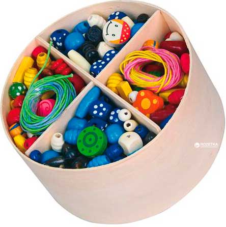 

Набор для творчества Viga Toys Деревянные бусины (56002)