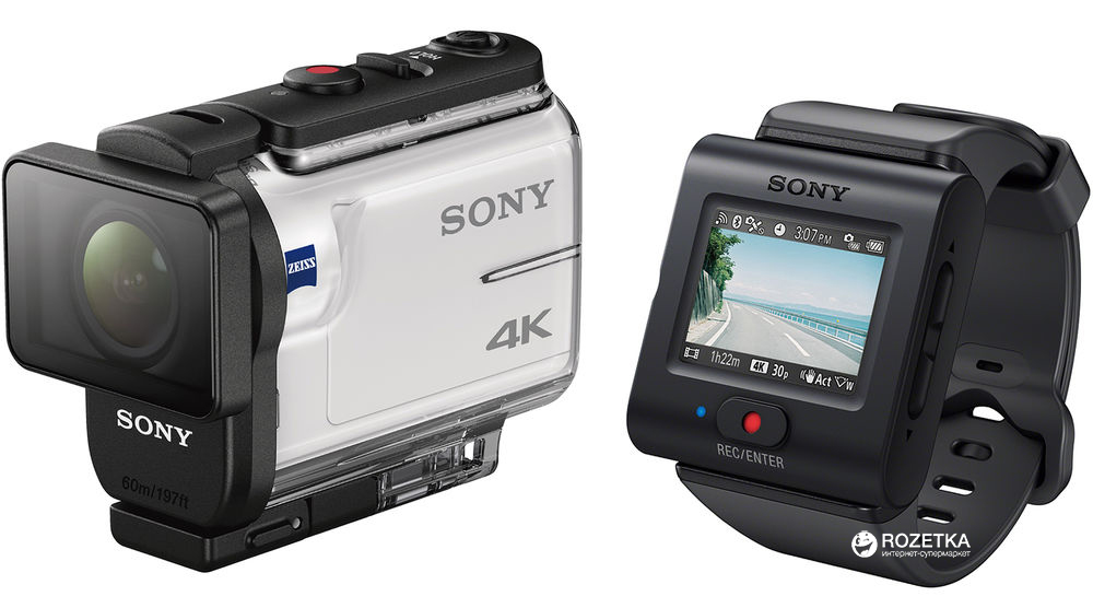 Акция на Видеокамера Sony FDR-X3000 с пультом RM-LVR3 (FDRX3000R.E35) от Rozetka UA