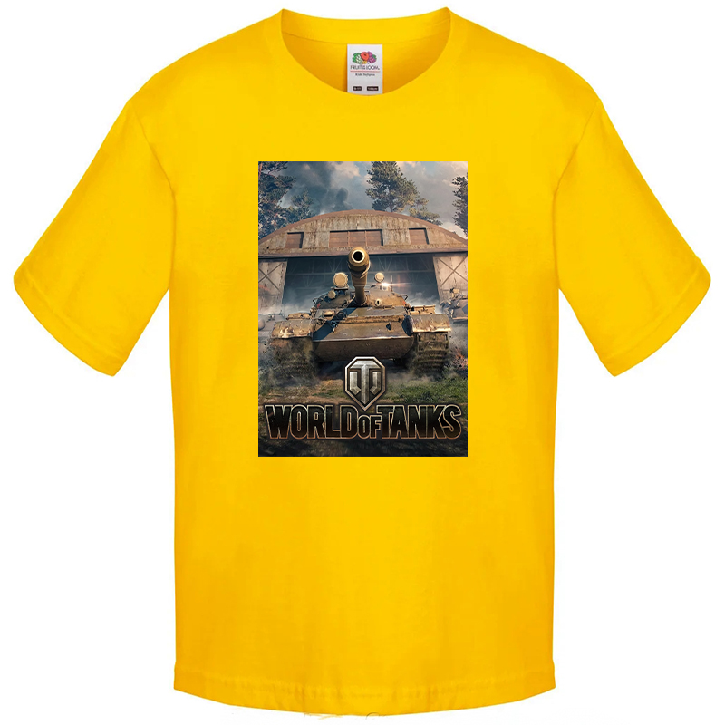 

Футболка для мальчика Fruit of the Loom World of Tanks (ворлд оф танкс) Желтый 104 см TKMZHWOT3104