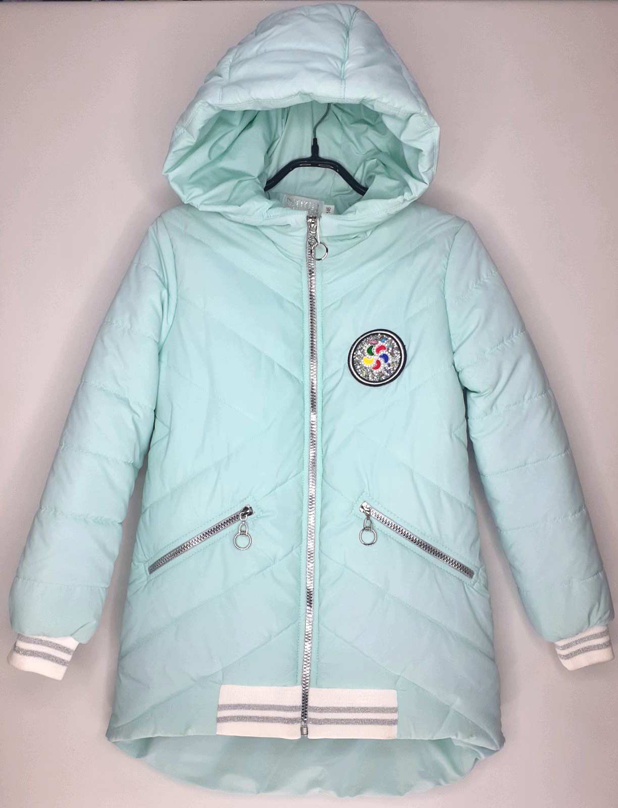 

Куртка для девочки Natali 146 СМ бирюзовый R000143