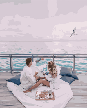 

Картина по номерам «Пикник возле моря»(VA-1540)