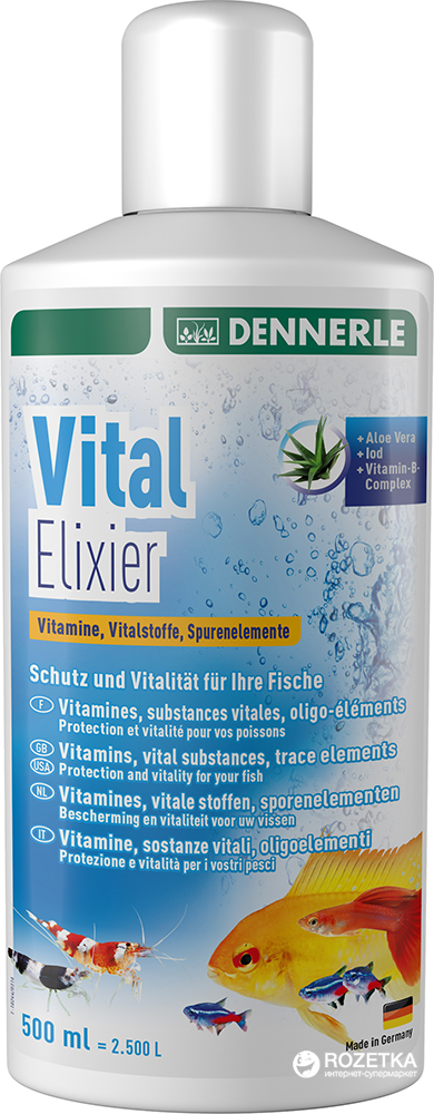 

Микроэлементы Dennerle Vital Elixier для рыб 500 мл