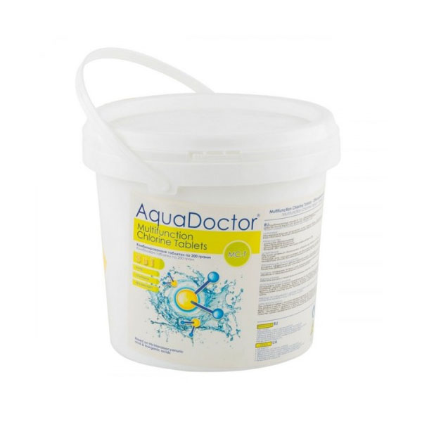 

Хлор для бассейна 3 в 1 AquaDoctor MC-T 5кг