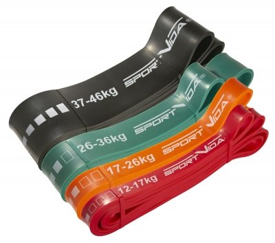 

Эспандер-петля, резина для фитнеса и спорта SportVida Power Band 4 шт 12-46 кг SV-HK0190-4 (SKL41-227206)