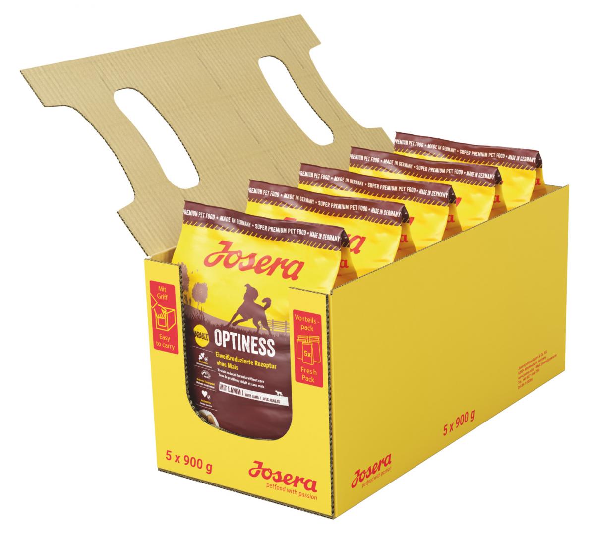 

Сухой корм для собак Josera Optiness 4,5 кг