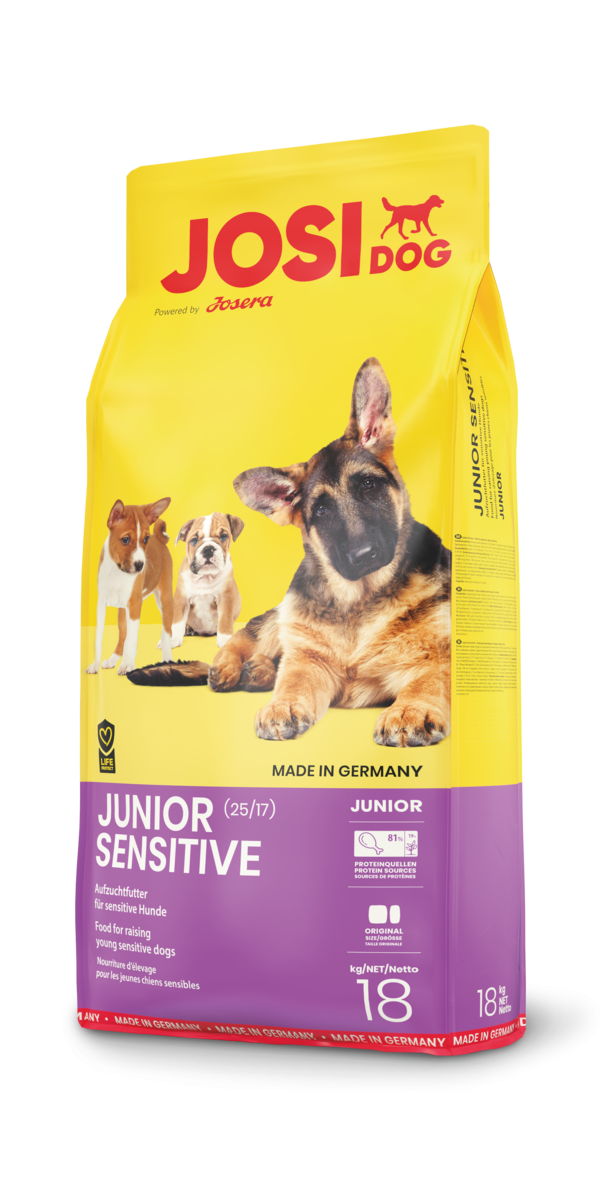 

Сухой корм для собак JosiDog Junior Sensitive 18 кг