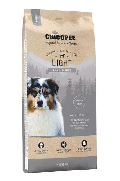 

Сухой корм для собак Chicopee CNL Adult Light Lamb & Rice 15 кг