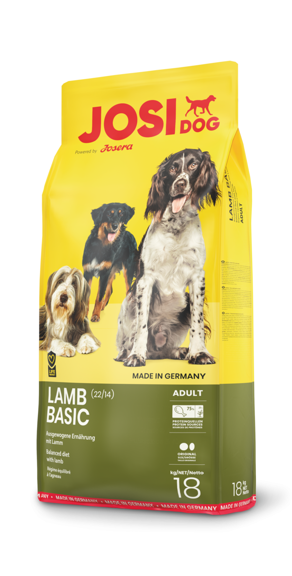 

Сухой корм для собак JosiDog Lamb Basic 18 кг