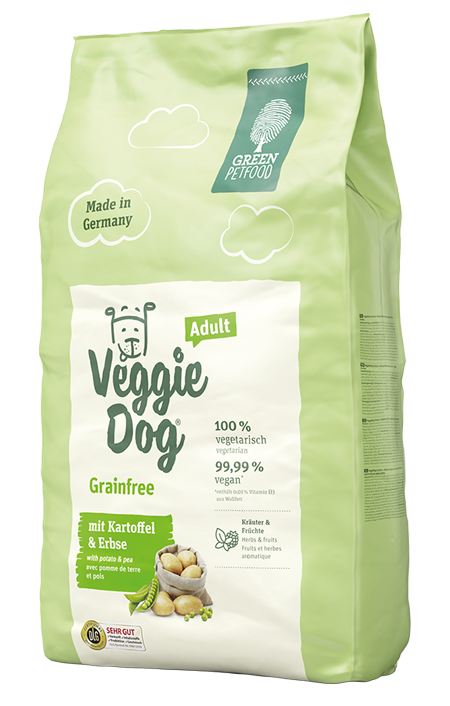 

Сухой корм для собак Green Petfood VeggieDog Grainfree Adult 4,5 кг