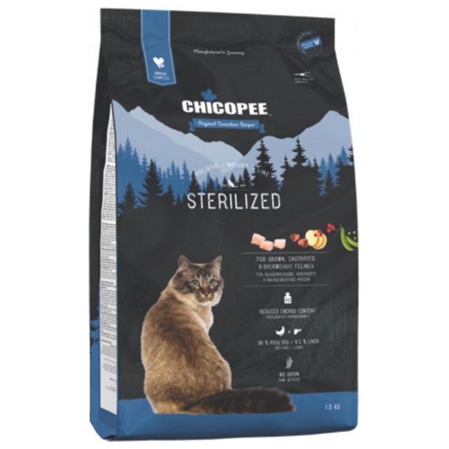 

Сухой корм для кошек Chicopee HNL Cat Sterilized 1,5 кг (018159)