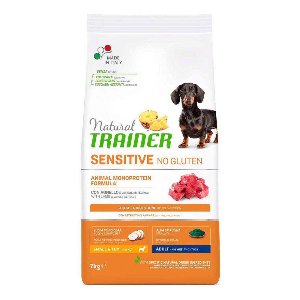 

Сухой корм для собак Trainer Natural Dog Sensitive Adult Mini With Lamb and Whole Cereals 7 кг