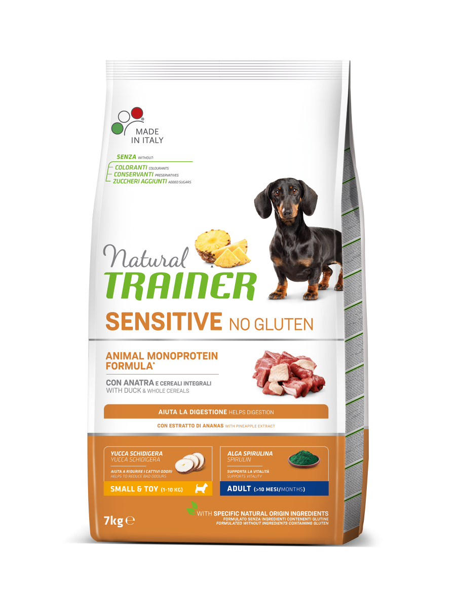 

Сухой корм для собак Trainer Natural Sensitive No Gluten Mini Adult Duck 7 кг