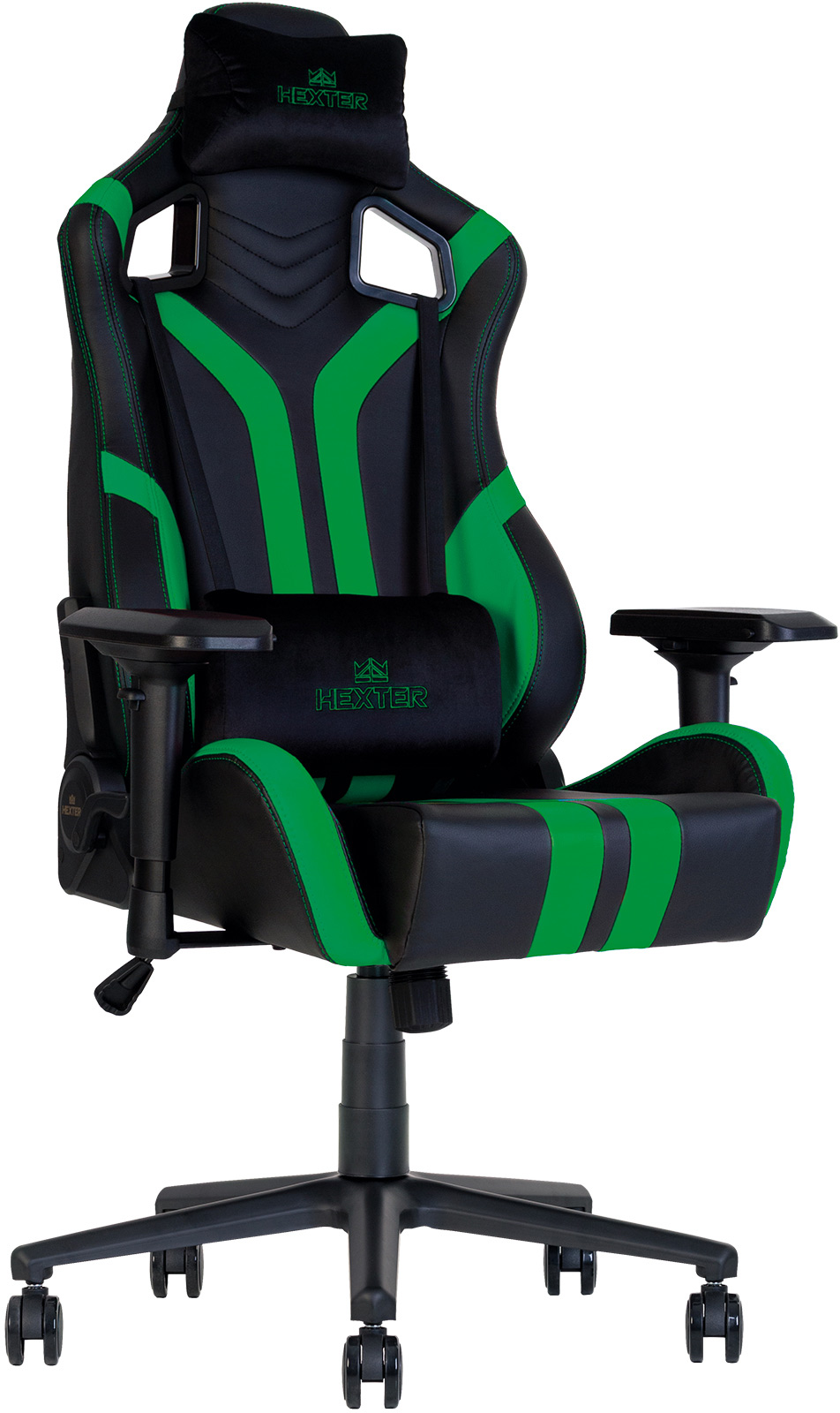 Акція на Кресло игровое Новый Стиль Hexter PRO R4D TILT MB70 ECO/03 Black/Green від Rozetka UA