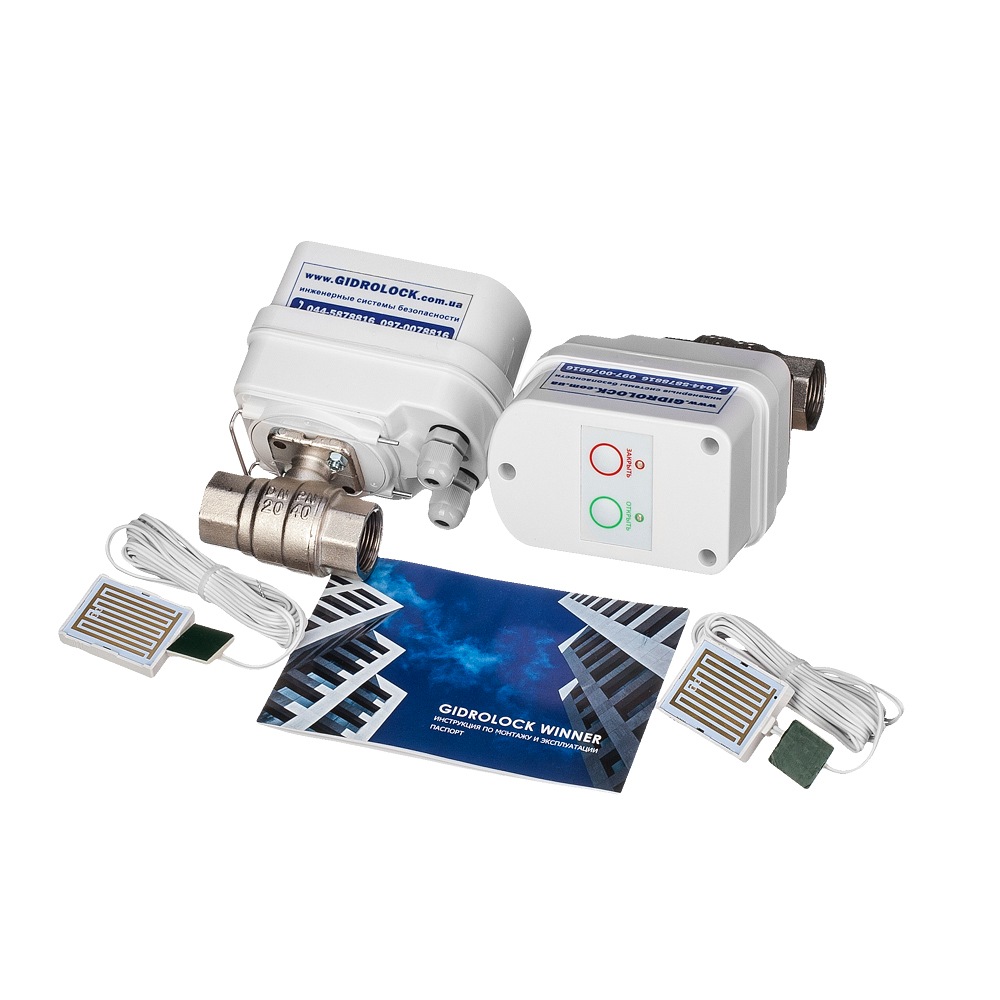 

Система защиты от протечек воды GIDROLOCK WINNER "Загородный дом 3/4 Enolgas"