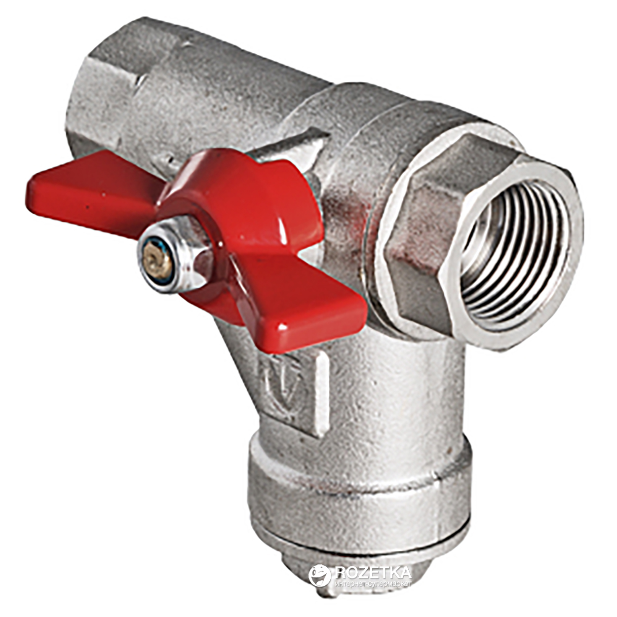 

Кран шаровой VALTEC со встроенным прямым фильтром 3/4" вн-вн (VT.294.N.05)
