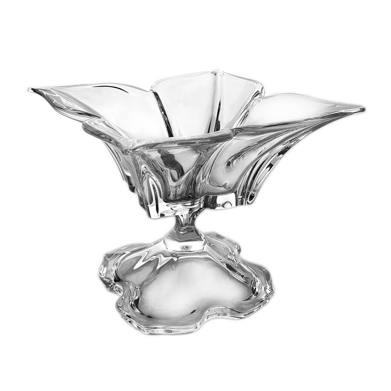 

Конфетница на ноге 20,5 см. Crystalite Bohemia кристалайт Florale 1 пр.