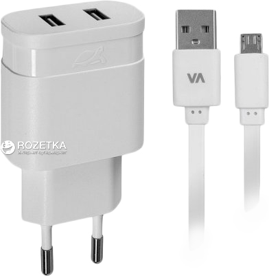 

Сетевое зарядное устройство RivaCase VA4123 WD1 White