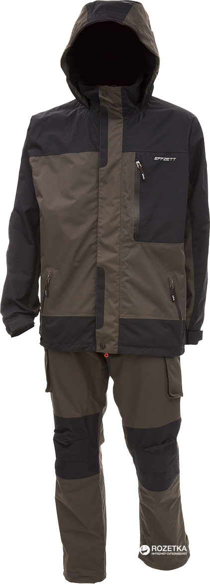 

Костюм DAM Effzett Technical Fishing XXXL Серо-Черный (8842015/8842005)