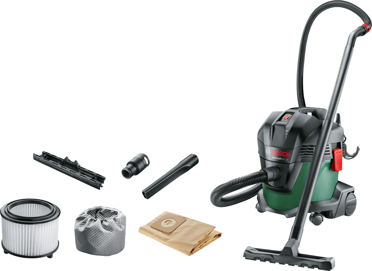 Будівельний пилосос Bosch Universal Vac 15 (06033D1100): продаж, ціна у  Львові. Тест-смужки до глюкометрів від Інтернет - Магазин T