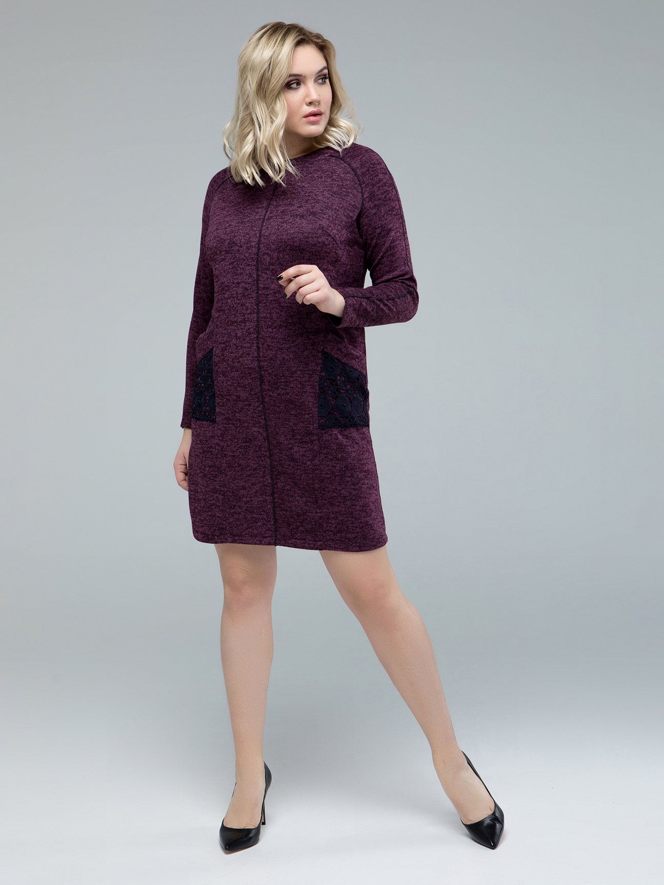 

Платье Miledi Ливия 04355-83 50 (XL) Бургунди