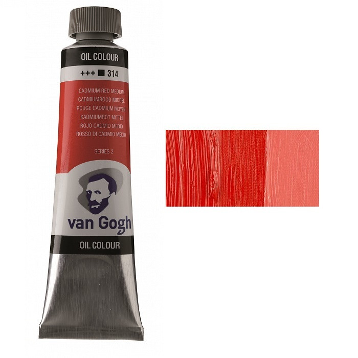 

Краска масляная Royal Talens Van Gogh (314) 40мл кадмий красный средний (8712079222307)