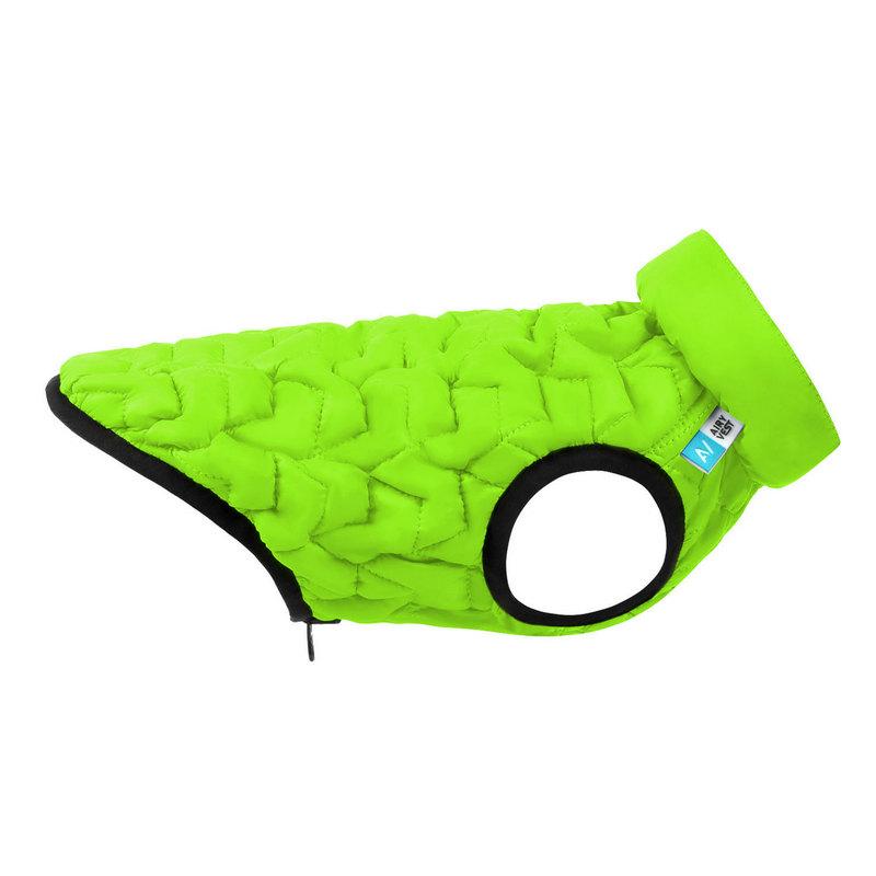 

Курточка двусторонняя AiryVest UNI для собак M43 салатовая внутри черная 2543 (4823089313306)