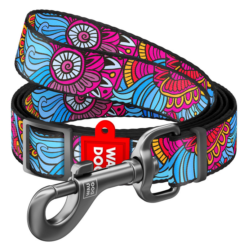 

Поводок WAUDOG Nylon Лето нейлон разноцветный регулируемый 5326 (4823089325590)