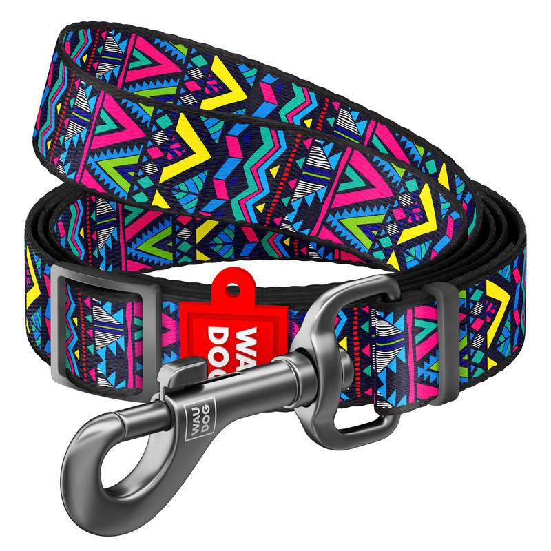 

Поводок WAUDOG Nylon Инди нейлон разноцветный регулируемый 5284 (4823089325866)