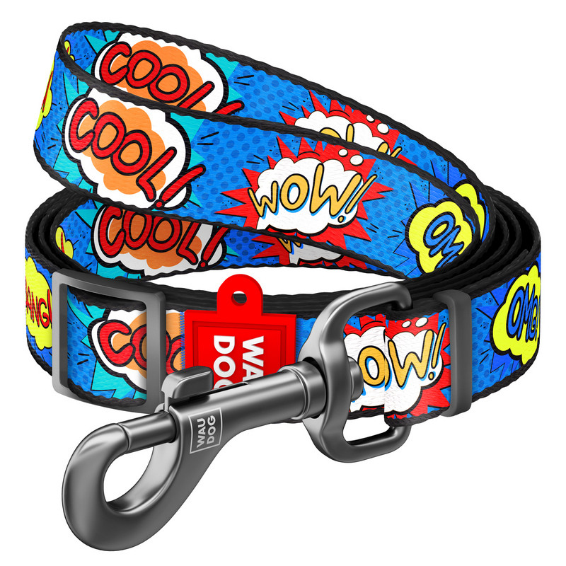 

Поводок WAUDOG Nylon ВАУ нейлон разноцветный регулируемый 5310 (4823089325743)