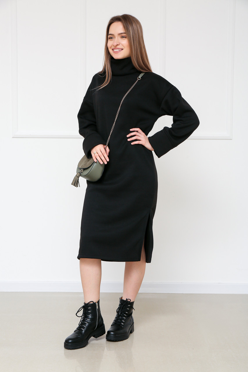 

Платье миди оверсайз Fashion Girl "Ruby" - черный, Платье миди оверсайз Fashion Girl "Ruby" 42-44 черный