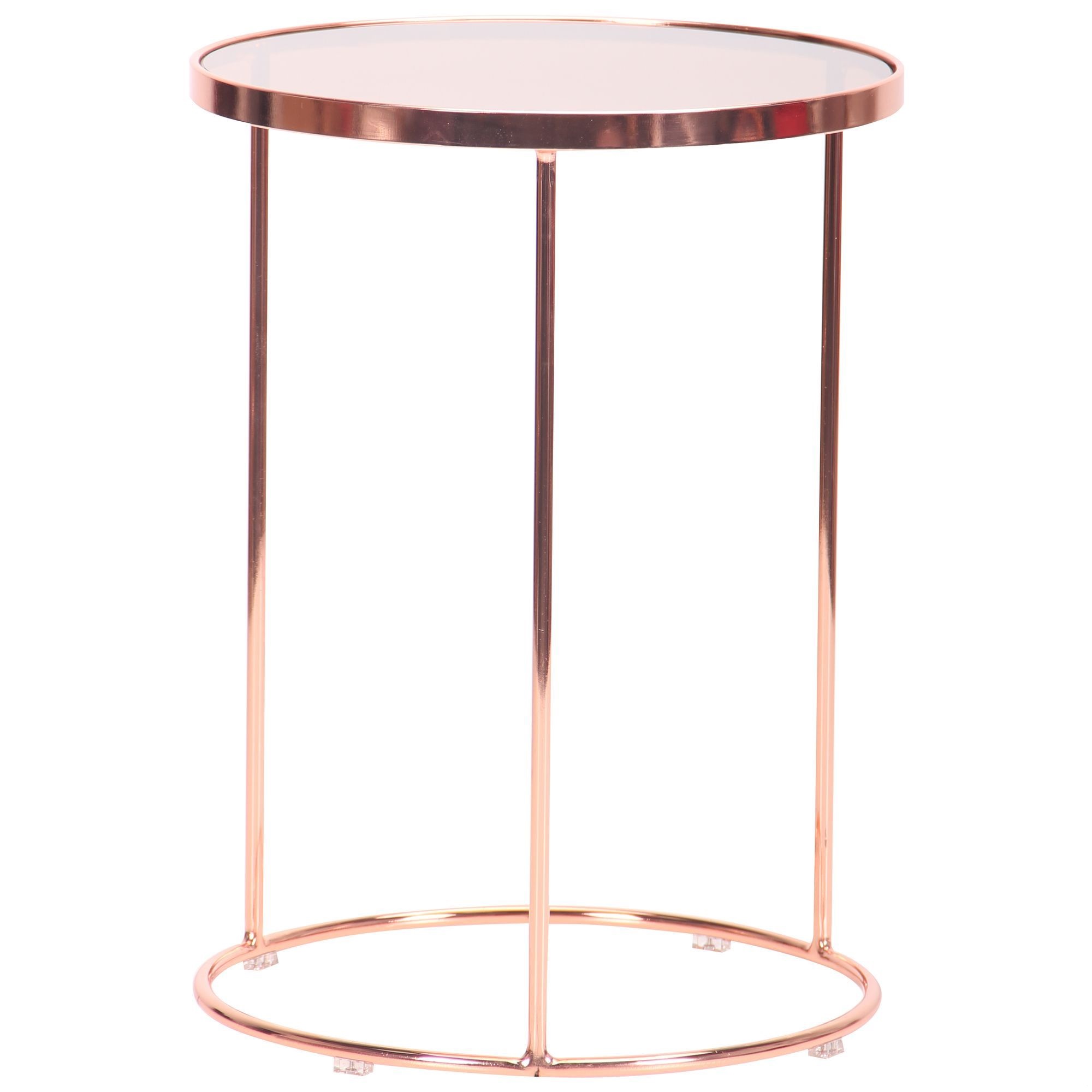 

Стол журнальный Kalibri, rose gold, glass top AMF