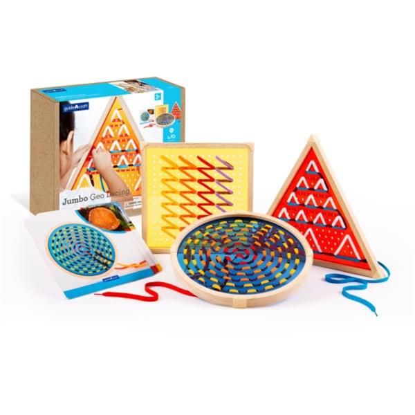 

Шнурівка Guidecraft Manipulatives Великі фігури (G6804)