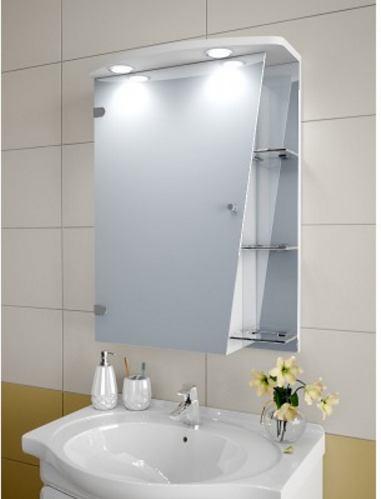 

Шкаф зеркальный Garnitur.plus в ванную с LED подсветкой 31SK-Z