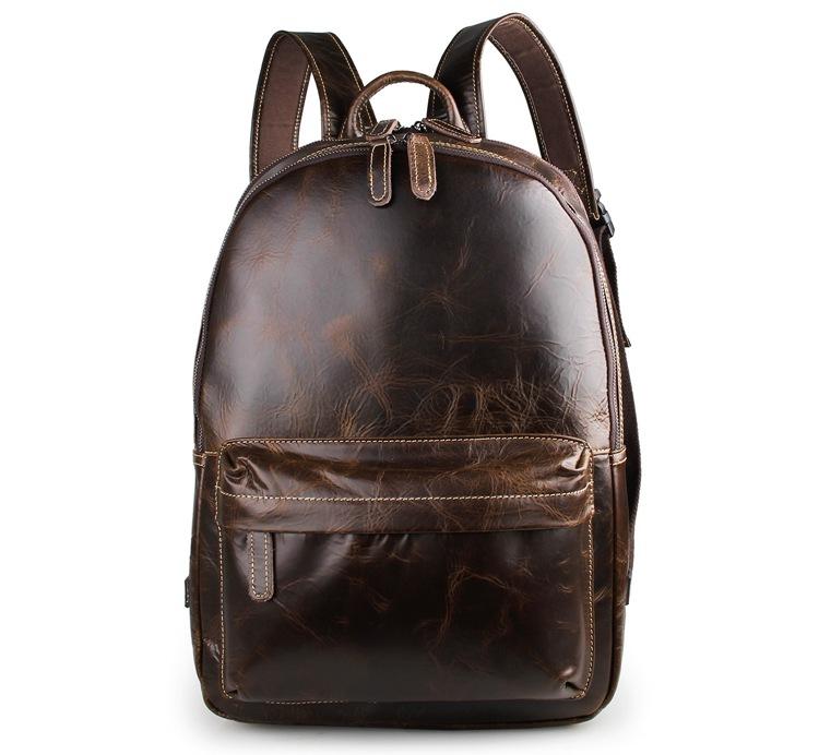 

Мужской кожаный рюкзак Tiding Bag 7273Q
