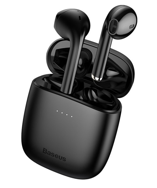 

Навушники безпровідні Baseus W04 True Wireless Earphones Чорний (NGW04-01)