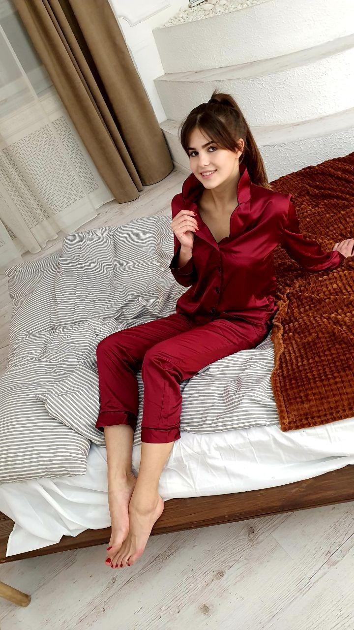 

Пижама шелк Queen Collection Jesika, Пижама шелк Queen Collection Jesika L