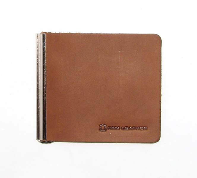 

Зажим денег DNK Leather пружина-H col.N коричневый