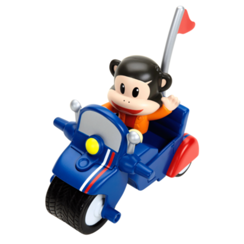 

Развивающая игрушка Fisher-Price Фигурка Джулиуса на мотоцикле Julius Jr. Pullback Racer - Julius Invento-Cycle (BJG07)