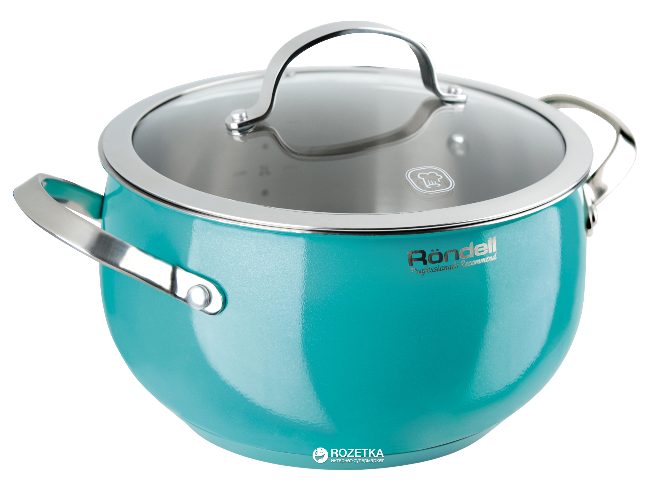

Кастрюля Rondell Turquoise 5.8 л (RDS-719)