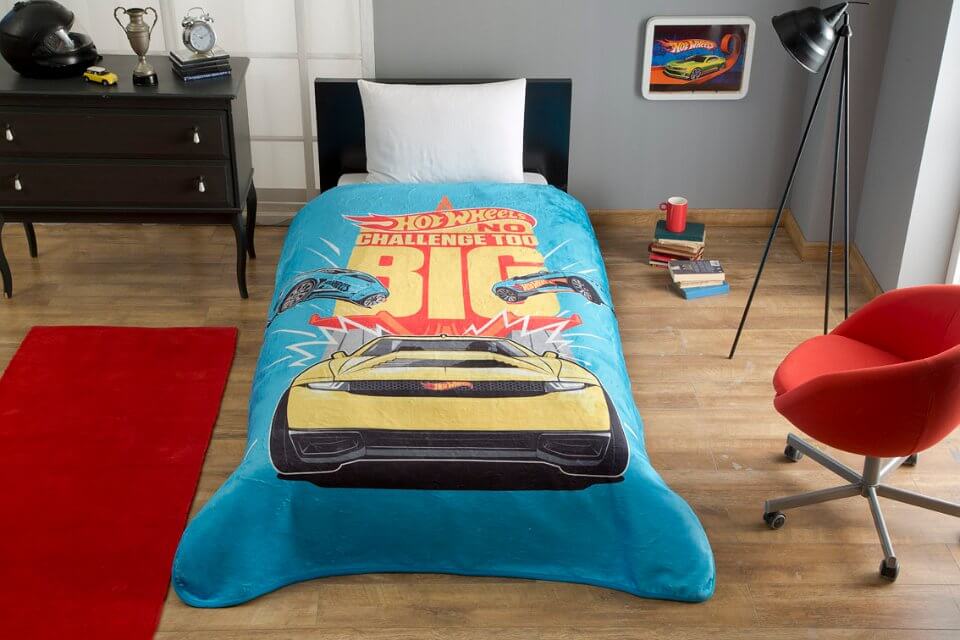 

Покрывало-плед TAC Disney Hot Wheels 160×220 см