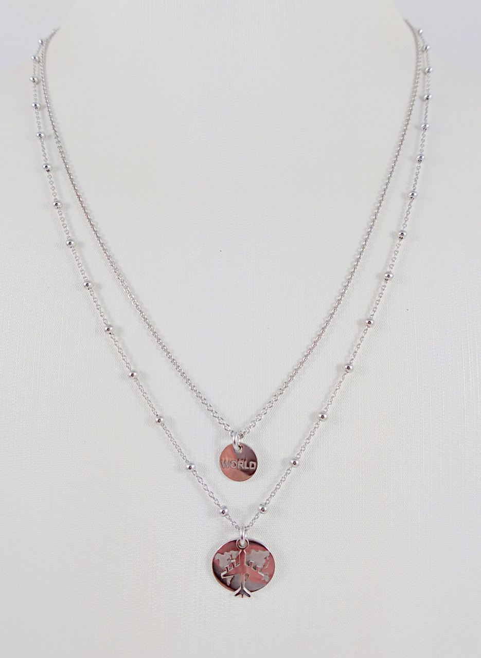 

Колье серебряное CLT9863