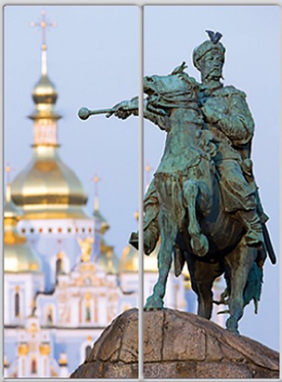 

Шкаф купе Luxe Studio Стандарт-1 Фотопечать Архитектура-6 1400x2100x450 двухдверный