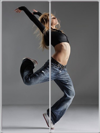 

Шкаф купе Luxe Studio Стандарт-1 Фотопечать Disco 2000x2200x450 двухдверный