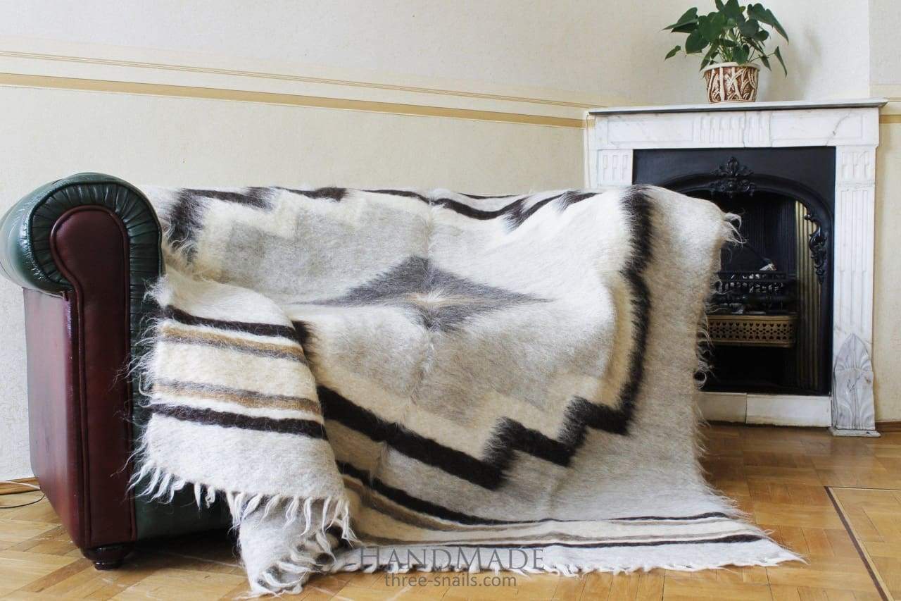 

Шерстяные одеяла "Цветок" Standard (78 x 82 inch) TS decor