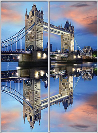 

Шкаф купе Luxe Studio Стандарт-1 Фотопечать Архитектура-24 1700x2200x450 двухдверный